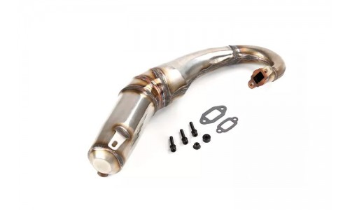 Stainless Raw Silence Side Pipe | Rovan Sports